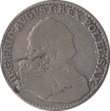 1763 SILVER 1/6 THALER KINGDOM OF SAXONY - SILVER WORLD COINS - Cambridgeshire Coins