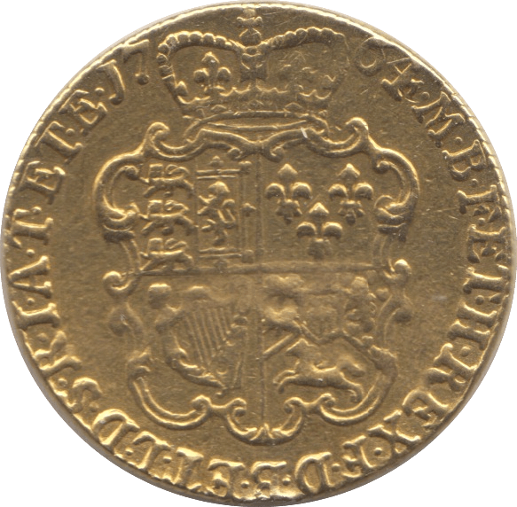 1764 GOLD ONE GUINEA GOLD ( GVF ) - Guineas - Cambridgeshire Coins