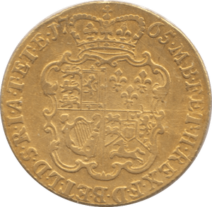 1765 GOLD ONE GUINEA ( GVF ) GEORGE III - Guineas - Cambridgeshire Coins