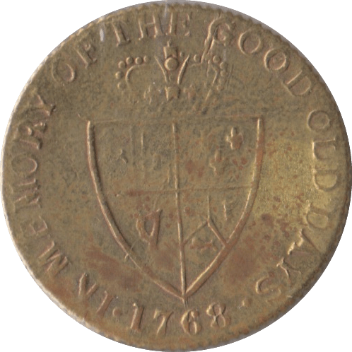 1768 GAMING TOKEN - GAMING TOKEN - Cambridgeshire Coins