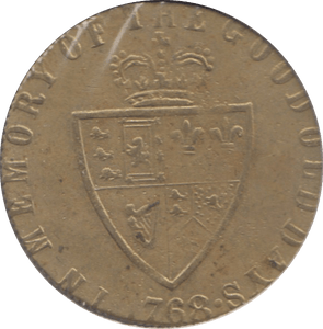 1768 GAMING TOKEN - Token - Cambridgeshire Coins
