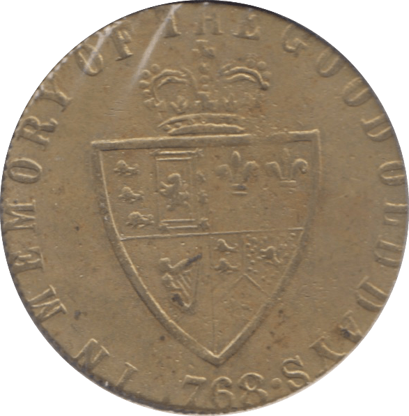 1768 GAMING TOKEN - Token - Cambridgeshire Coins