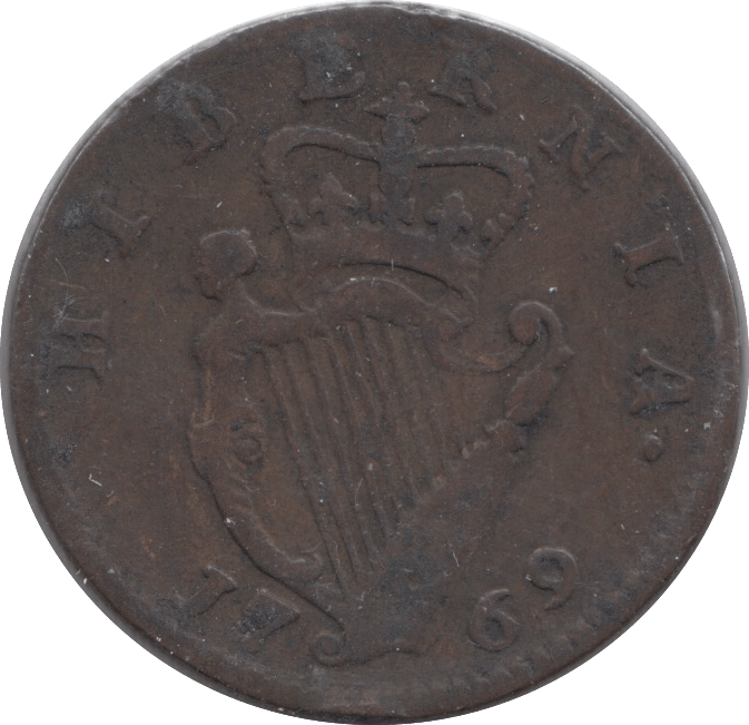 1769 IRELAND HALFPENNY - WORLD COINS - Cambridgeshire Coins