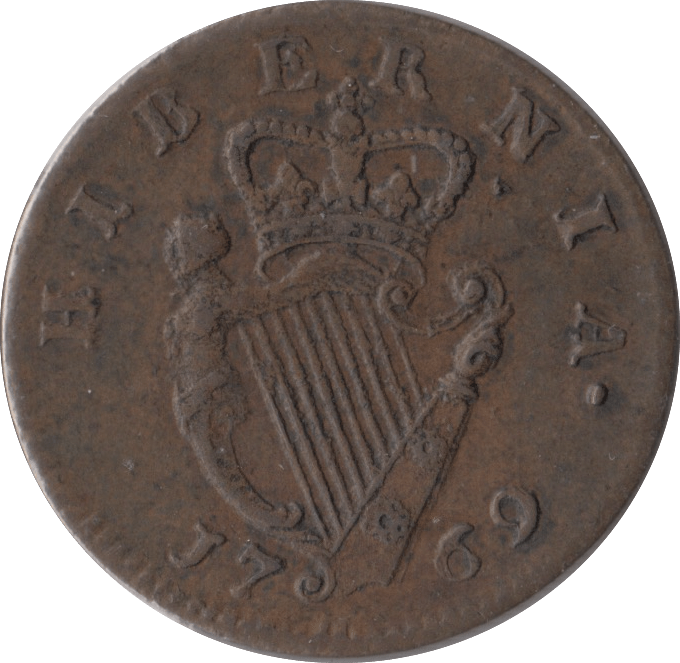 1769 IRELAND HALFPENNY - WORLD COINS - Cambridgeshire Coins