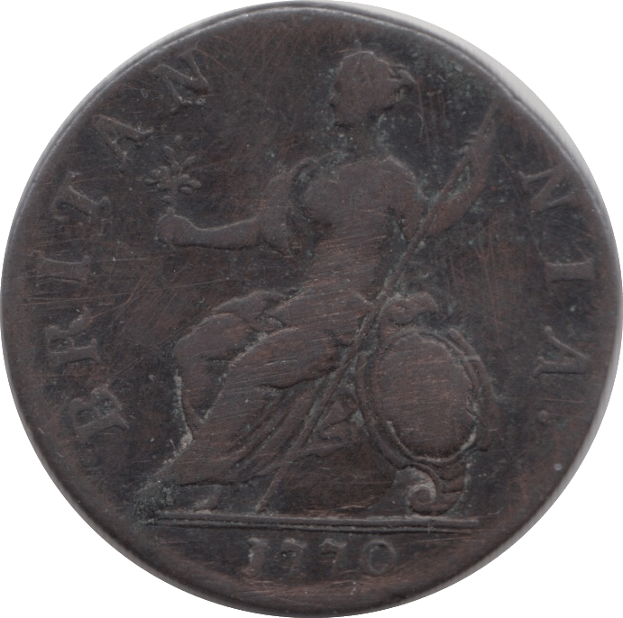 1770 HALFPENNY ( GF ) - Halfpenny - Cambridgeshire Coins