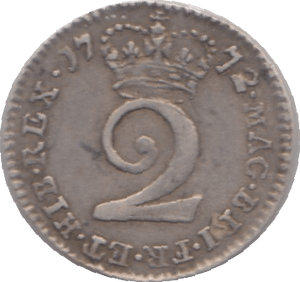 1772 MAUNDY TWOPENCE ( GVF ) - Maundy Coins - Cambridgeshire Coins