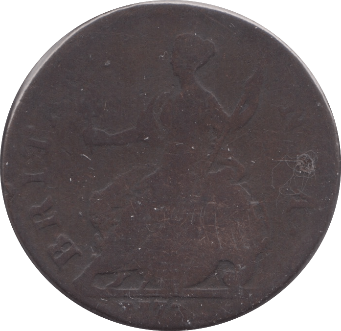 1773 HALF PENNY ( NF ) 2 - Halfpenny - Cambridgeshire Coins