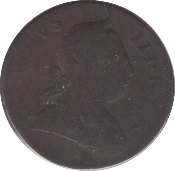 1773 HALF PENNY ( NF ) 2 - Halfpenny - Cambridgeshire Coins