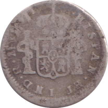 1774 SILVER SPAIN 1 ESCUDO - SILVER WORLD COINS - Cambridgeshire Coins