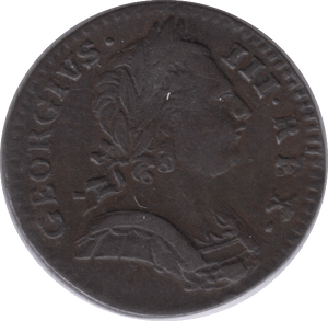 1775 FARTHING ( GVF ) - Farthing - Cambridgeshire Coins