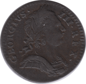 1775 FARTHING ( GVF ) - Farthing - Cambridgeshire Coins