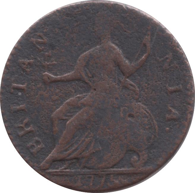 1775 HALFPENNY ( F )