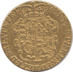 1776 GOLD ONE GUINEA ( GVF ) GEORGE III - Guineas - Cambridgeshire Coins