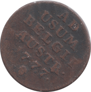 1777 BELGIUM LIARD - WORLD COINS - Cambridgeshire Coins