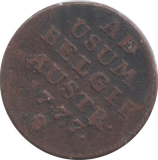 1777 BELGIUM LIARD - WORLD COINS - Cambridgeshire Coins