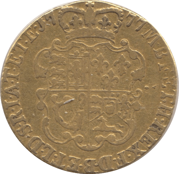 1777 GOLD ONE GUINEA ( VF ) GEORGE III - Guineas - Cambridgeshire Coins