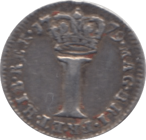 1779 MAUNDY ONE PENNY ( GVF ) - Maundy Coins - Cambridgeshire Coins