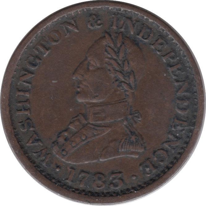 1783 USA WASHINGTON ONE CENT - WORLD COINS - Cambridgeshire Coins