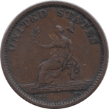 1783 USA WASHINGTON ONE CENT - WORLD COINS - Cambridgeshire Coins