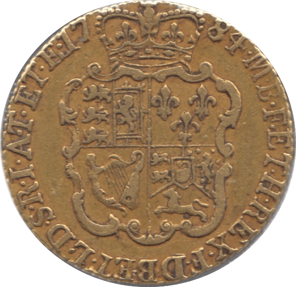 1784 GOLD ONE GUINEA ( VF ) GEORGE III - Guineas - Cambridgeshire Coins