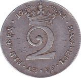 1784 MAUNDY TWO PENCE ( VF ) - Maundy Coins - Cambridgeshire Coins