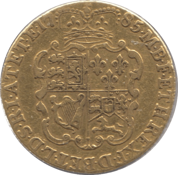 1785 GOLD ONE GUINEA ( VF ) GEORGE III - Guineas - Cambridgeshire Coins