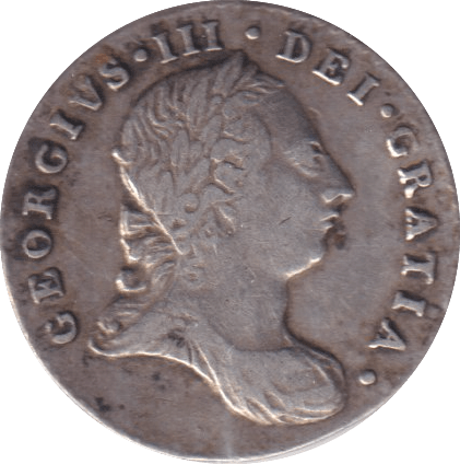 1786 MAUNDY THREEPENCE ( VF ) - Maundy Coins - Cambridgeshire Coins