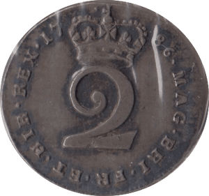 1786 MAUNDY TWOPENCE ( EF ) - MAUNDY TWOPENCE - Cambridgeshire Coins