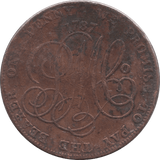 1787 DRUID PENNY TOKEN REF 402 - PENNY TOKEN - Cambridgeshire Coins