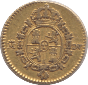 1787 GOLD 1/2 ESCUDO SPAIN - Guineas - Cambridgeshire Coins
