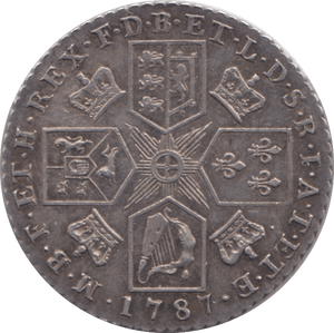 1787 SHILLING ( EF ) 4 - Shilling - Cambridgeshire Coins