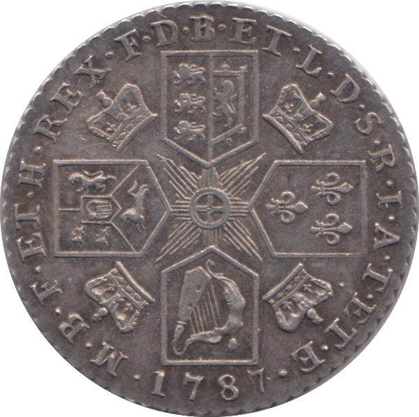 1787 SHILLING ( EF ) 4 - Shilling - Cambridgeshire Coins