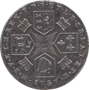 1787 SHILLING ( EF ) 7 - Shilling - Cambridgeshire Coins