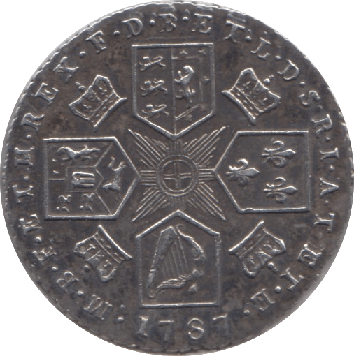 1787 SHILLING ( EF ) 7 - Shilling - Cambridgeshire Coins