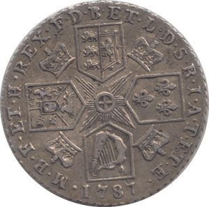 1787 SHILLING ( EF ) - Shilling - Cambridgeshire Coins