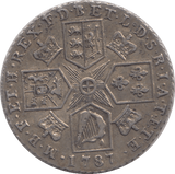 1787 SHILLING ( EF ) - Shilling - Cambridgeshire Coins