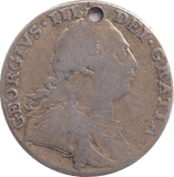 1787 SHILLING ( FAIR ) HOLED - Shilling - Cambridgeshire Coins