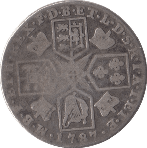 1787 SHILLING ( FAIR ) - Shilling - Cambridgeshire Coins