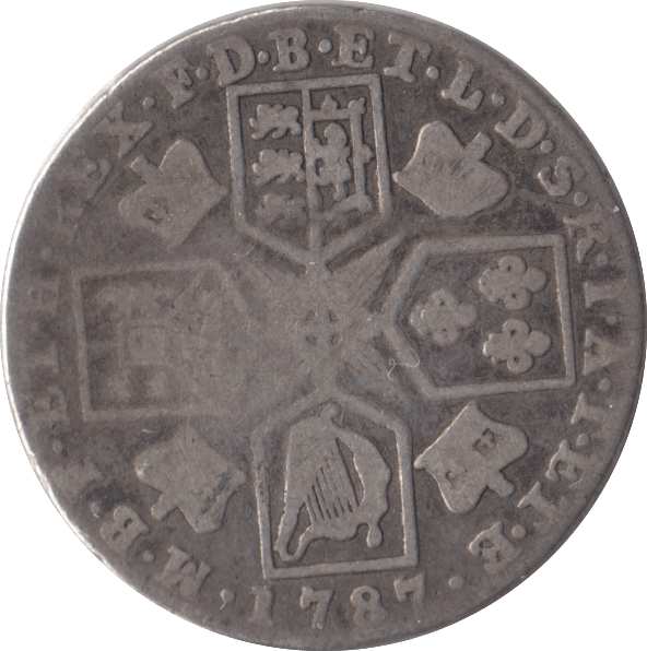 1787 SHILLING ( FAIR ) - Shilling - Cambridgeshire Coins