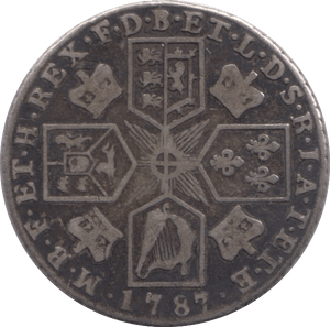 1787 SHILLING ( FINE ) - Shilling - Cambridgeshire Coins