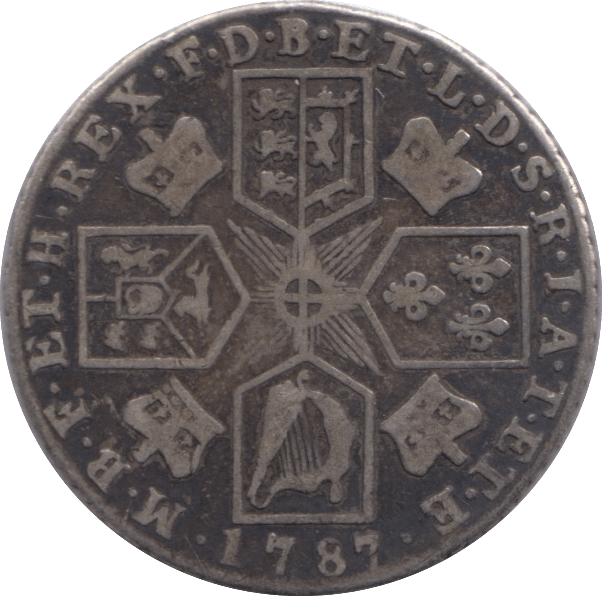 1787 SHILLING ( FINE ) - Shilling - Cambridgeshire Coins