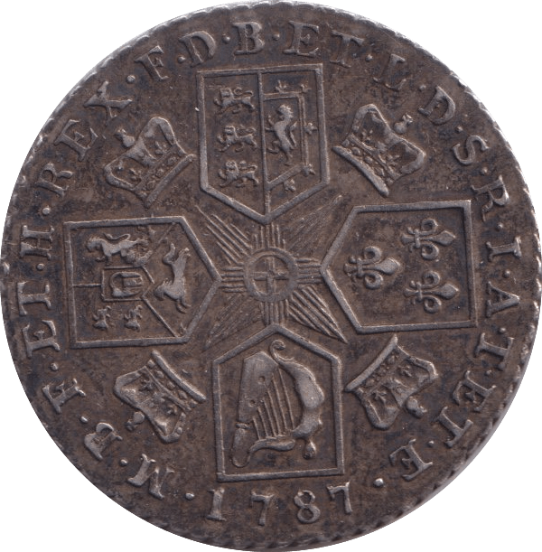 1787 SHILLING ( GVF ) - Shilling - Cambridgeshire Coins
