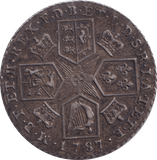 1787 SHILLING ( GVF ) - Shilling - Cambridgeshire Coins