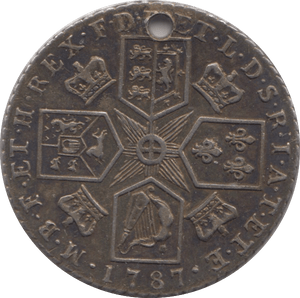 1787 SHILLING ( GVF ) - Shilling - Cambridgeshire Coins