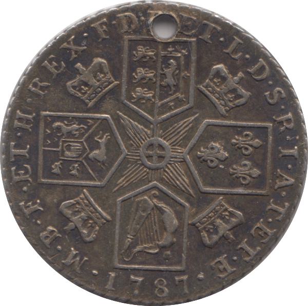 1787 SHILLING ( GVF ) - Shilling - Cambridgeshire Coins