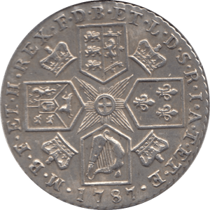 1787 SHILLING ( GVF ) - Shilling - Cambridgeshire Coins