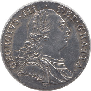 1787 SIXPENCE ( AUNC ) - sixpence - Cambridgeshire Coins
