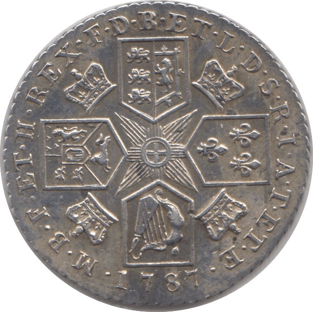 1787 SIXPENCE ( AUNC ) - sixpence - Cambridgeshire Coins