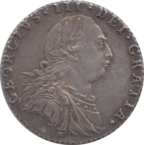 1787 SIXPENCE ( EF ) 5 - Sixpence - Cambridgeshire Coins