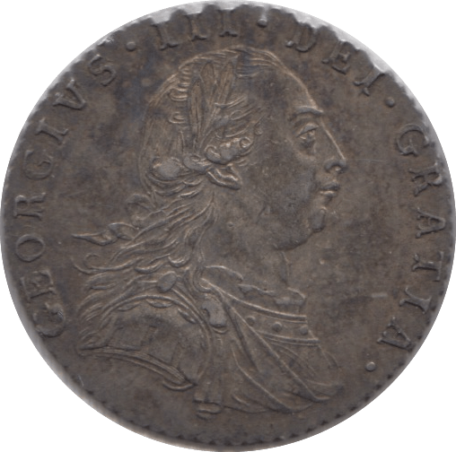 1787 SIXPENCE ( EF ) 6 - Sixpence - Cambridgeshire Coins